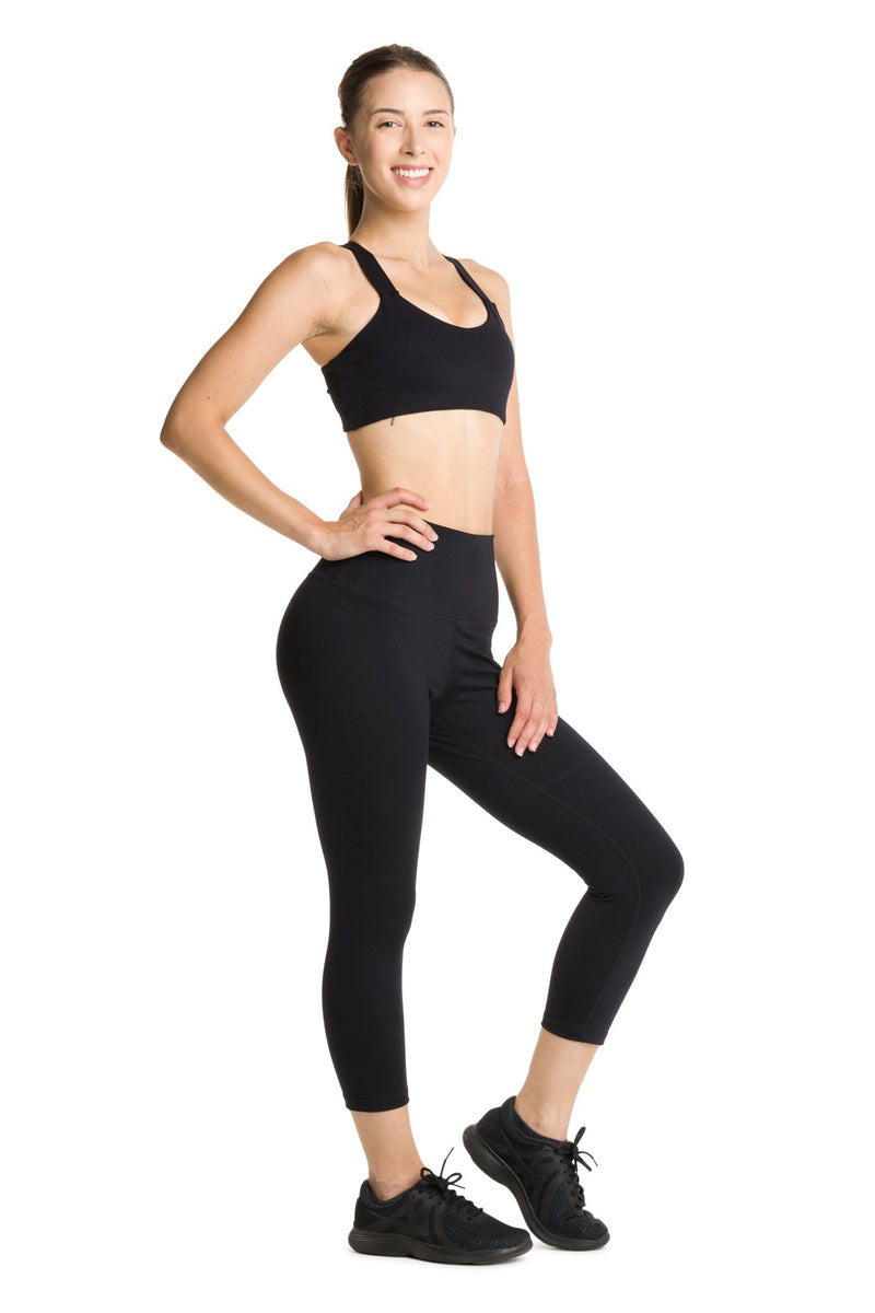 IAB Flex High Waisted CAPRI Jet Black