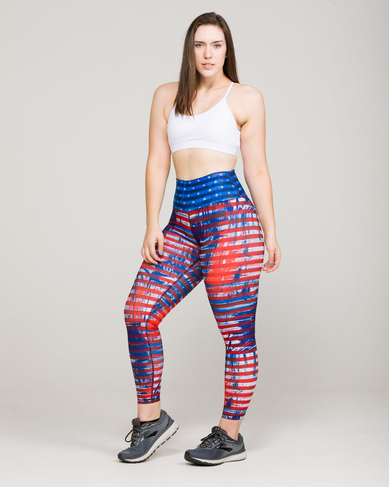 IAB Flex High-Waisted Full Length Legging Patriot