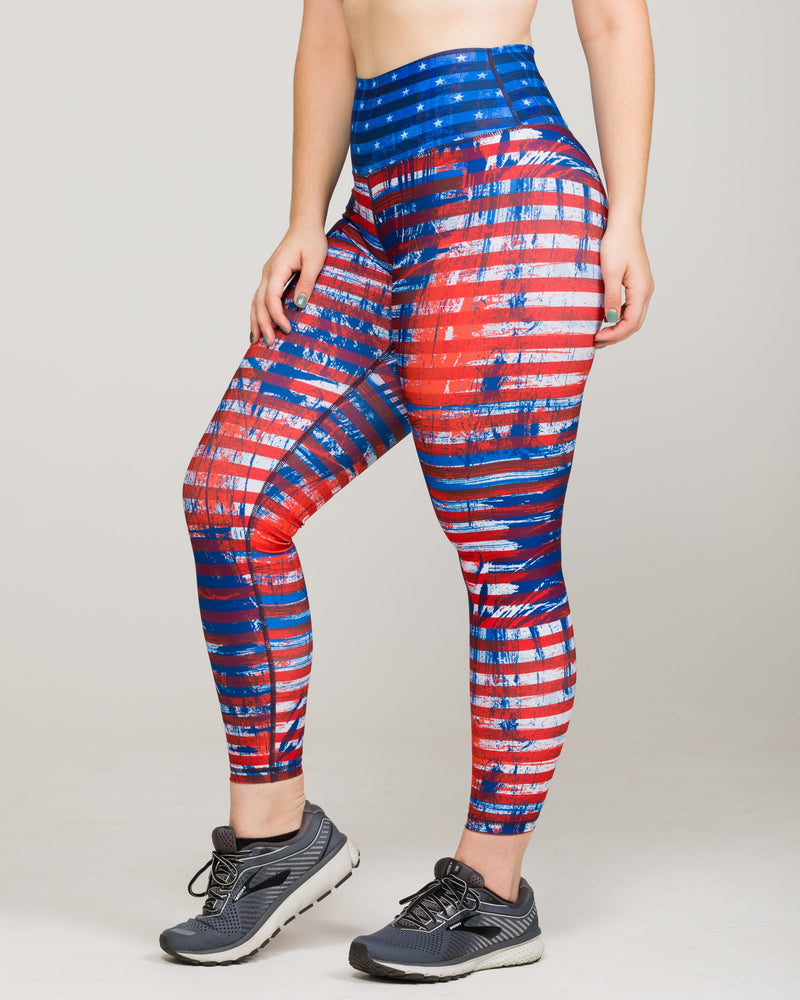 IAB Flex High-Waisted Full Length Legging Patriot