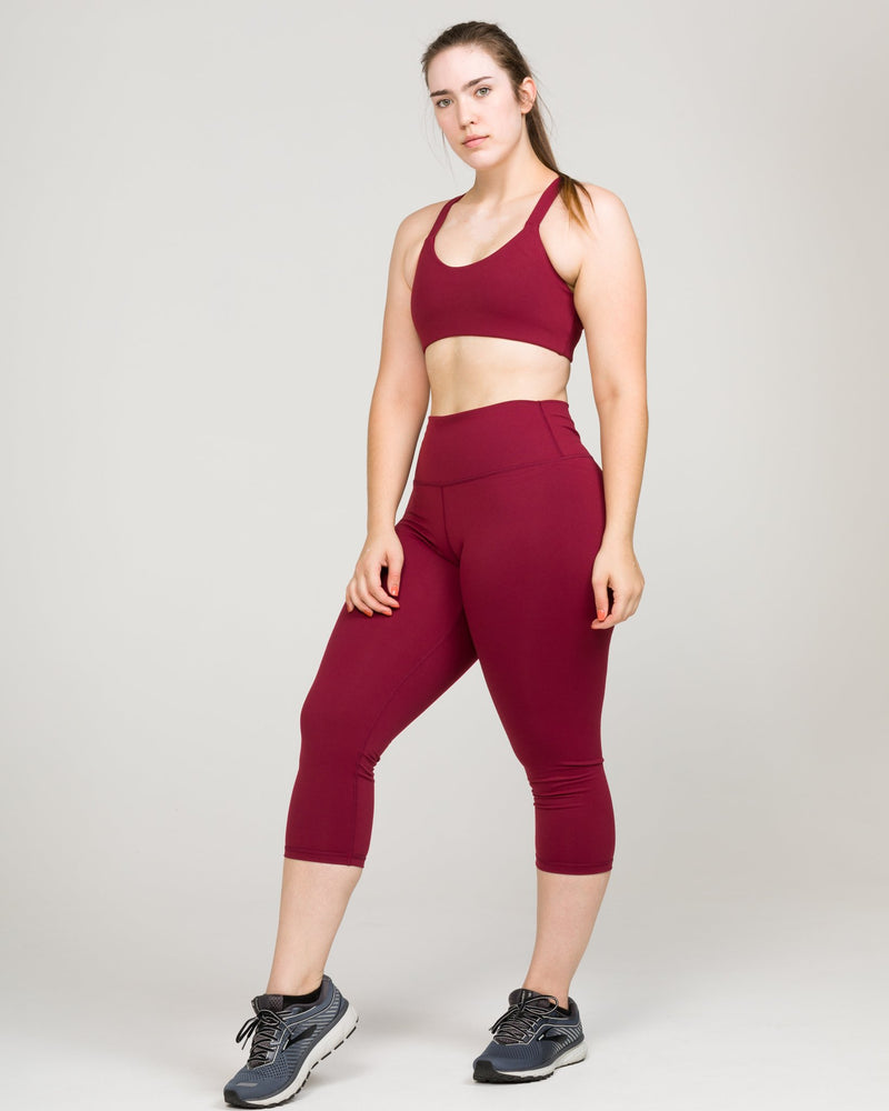 IAB Flex High Waisted CAPRI Windsor Wine