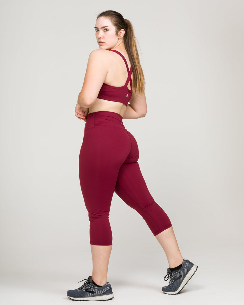 IAB Flex High Waisted CAPRI Windsor Wine