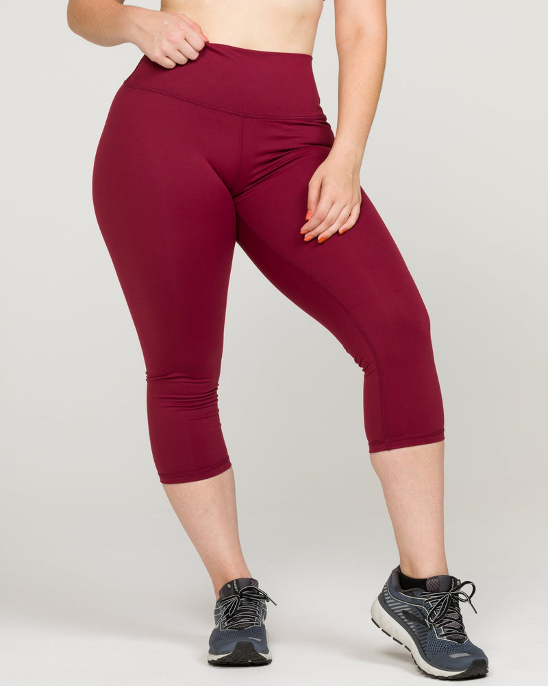 IAB Flex High Waisted CAPRI Windsor Wine