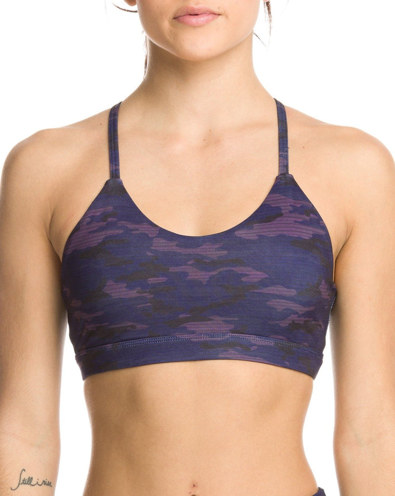 Namaste Sports Bra Camo Purple