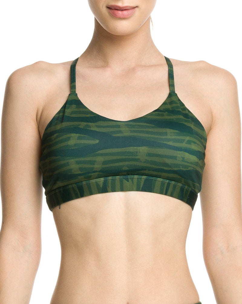 Namaste Sports Bra Zebra Love Forest