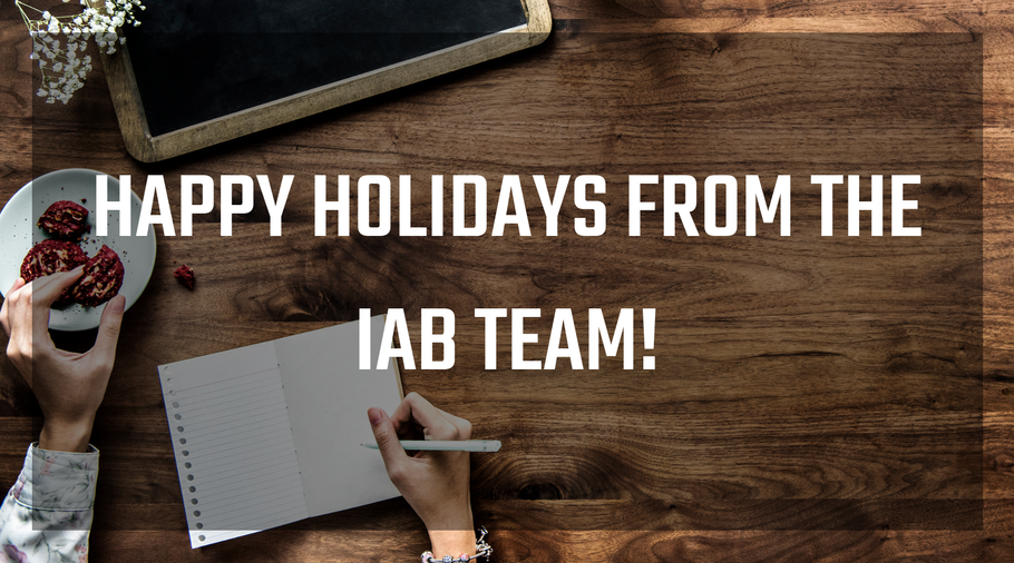 IAB Holiday Letter