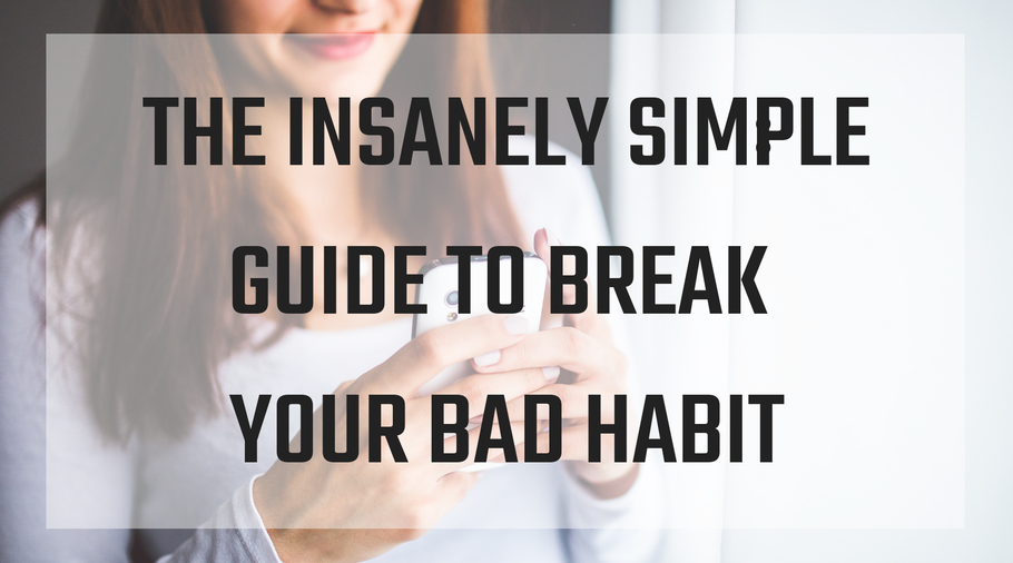 THE INSANELY SIMPLE GUIDE TO BREAK YOUR BAD HABIT