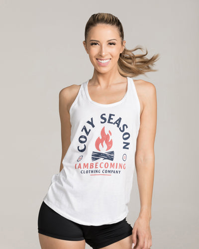 Cozy Season Tank White