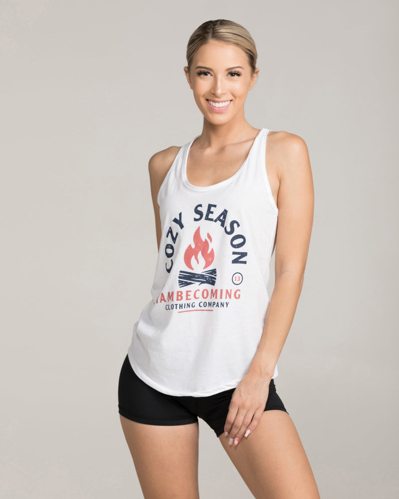 Cozy Season Tank White