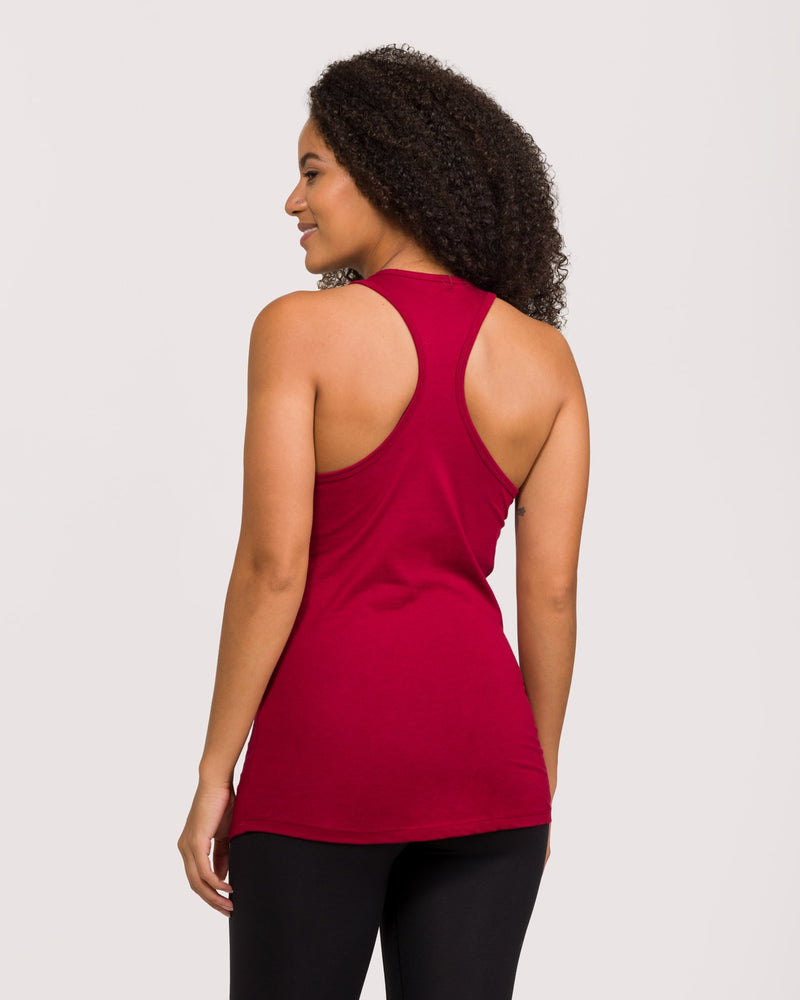 Radiate with Love Racerback Tank Windsor Wine