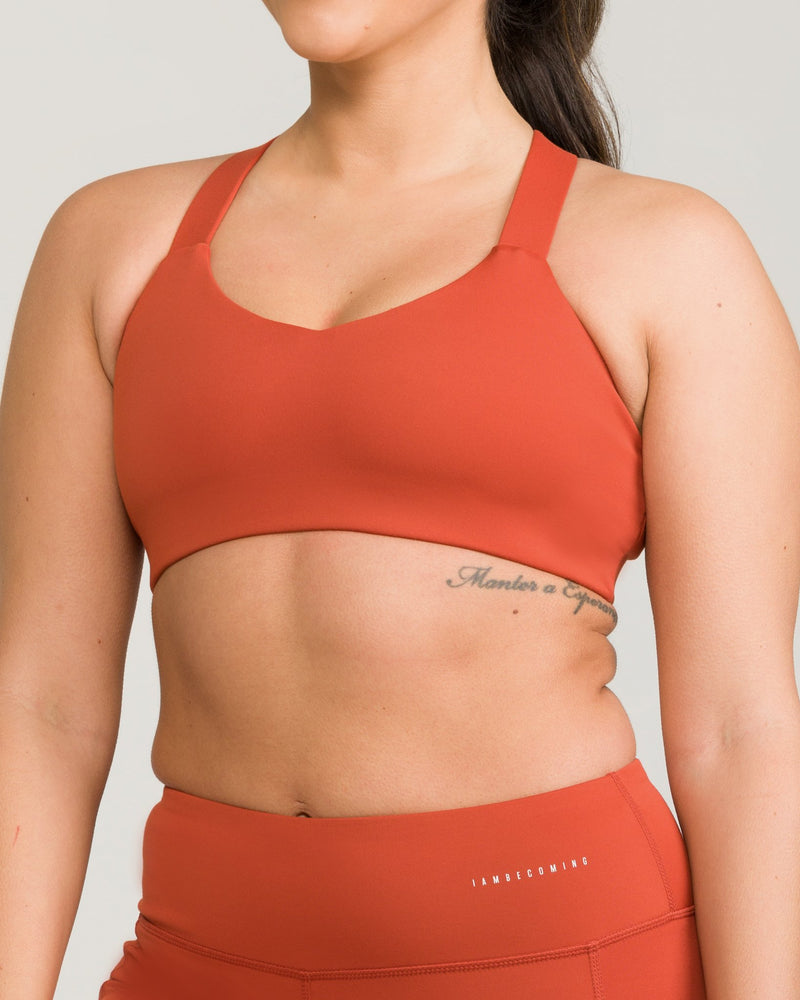 London Sports Bra Rust