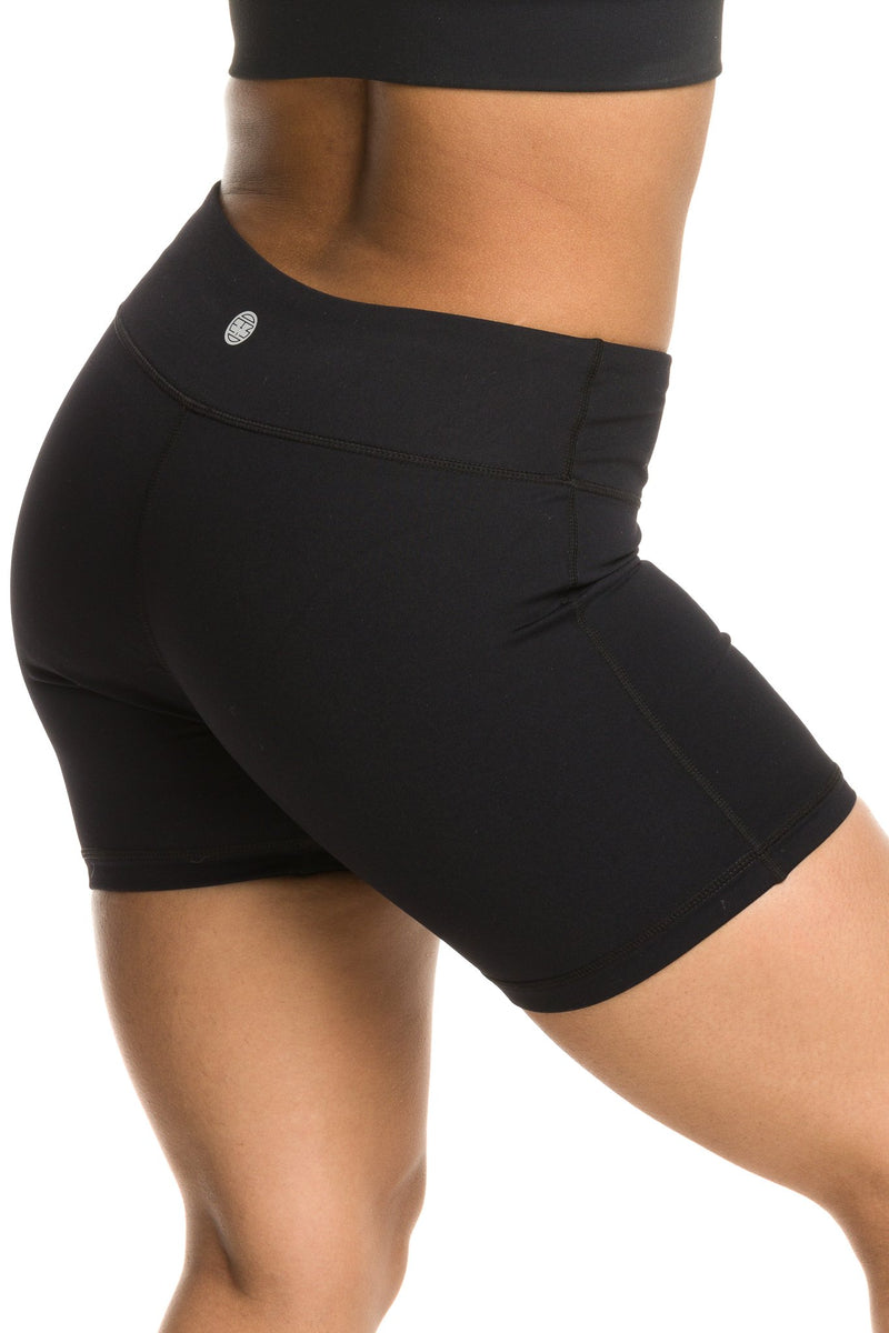 5 Inch No Ride Activewear Shorts Obsidian Black I A B M F G