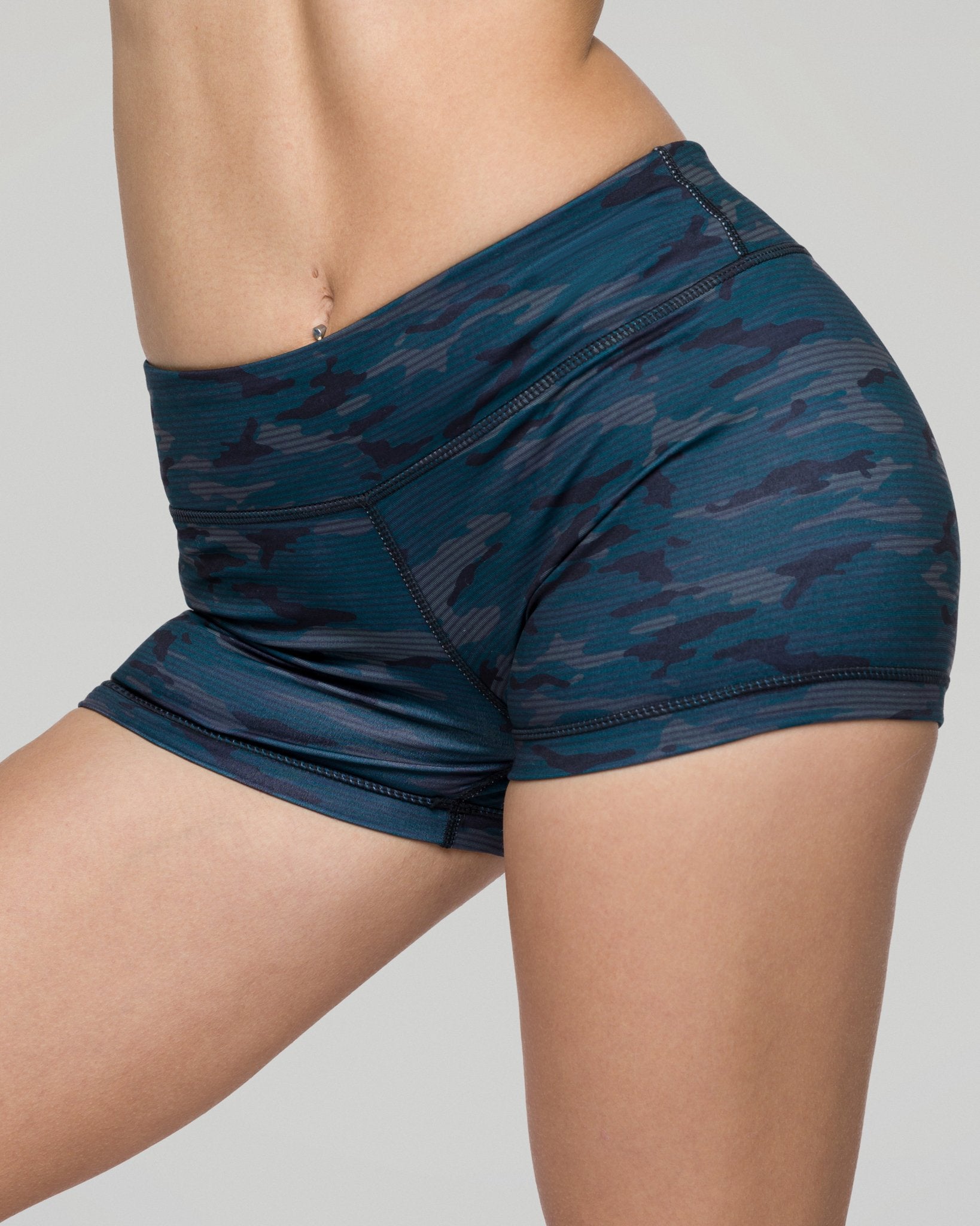 Short I Am Becoming IAB MFG Femme XL – Flamant Rose, Gym, Running, Vêtement De Sport Floral