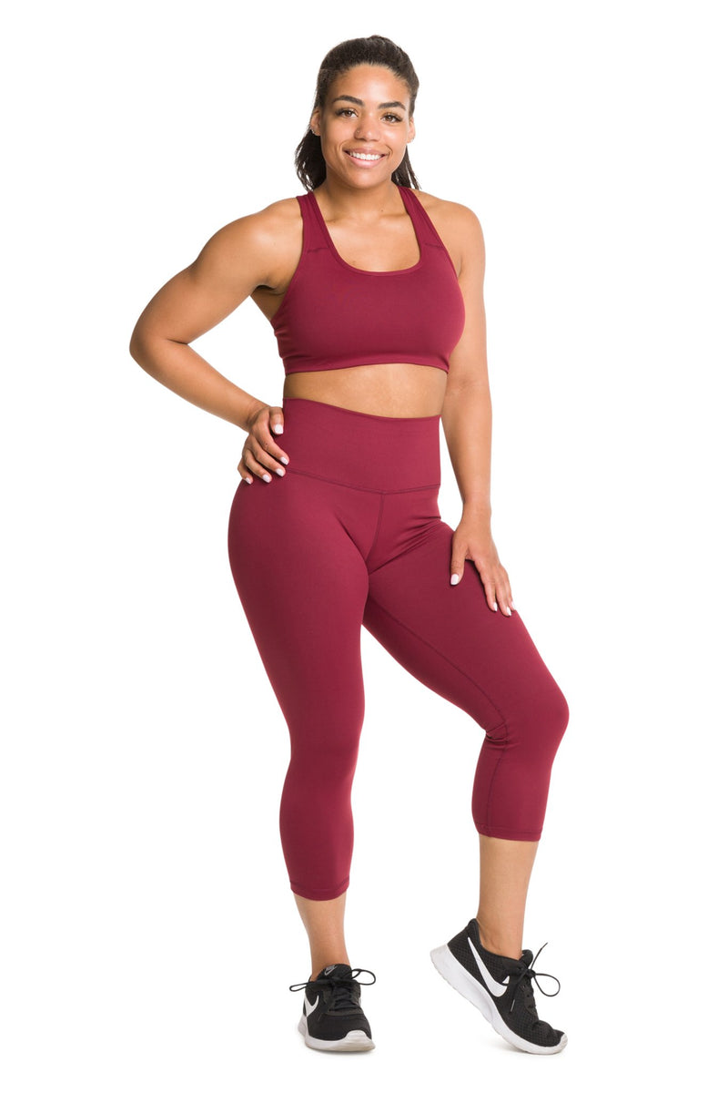 IAB Flex High Waisted CAPRI Windsor Wine