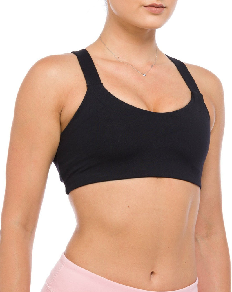 London Sports Bra Jet Black