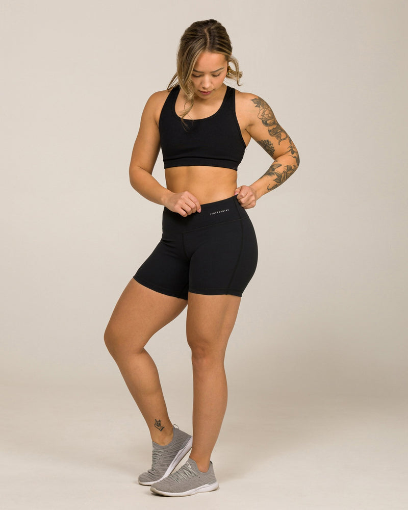 SOHO MOTO High-Waisted Legging Heather Charcoal, Activewear – I A B