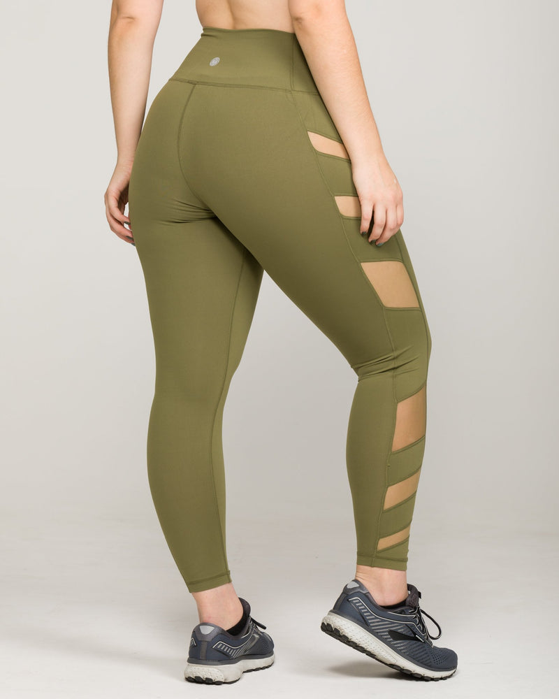 ELEVATE High-Waisted Legging Army