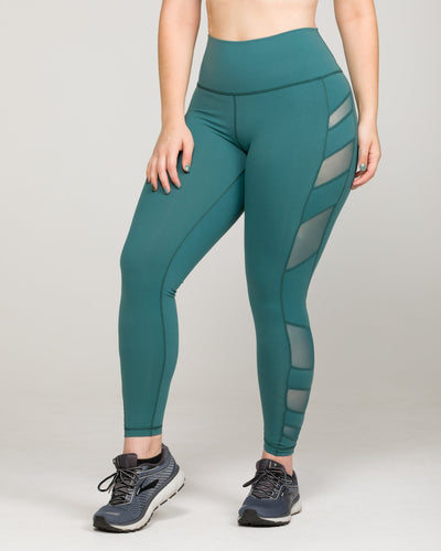 ELEVATE High-Waisted Legging Mallard Green