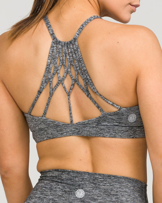 Namaste Sports Bra Heather Charcoal