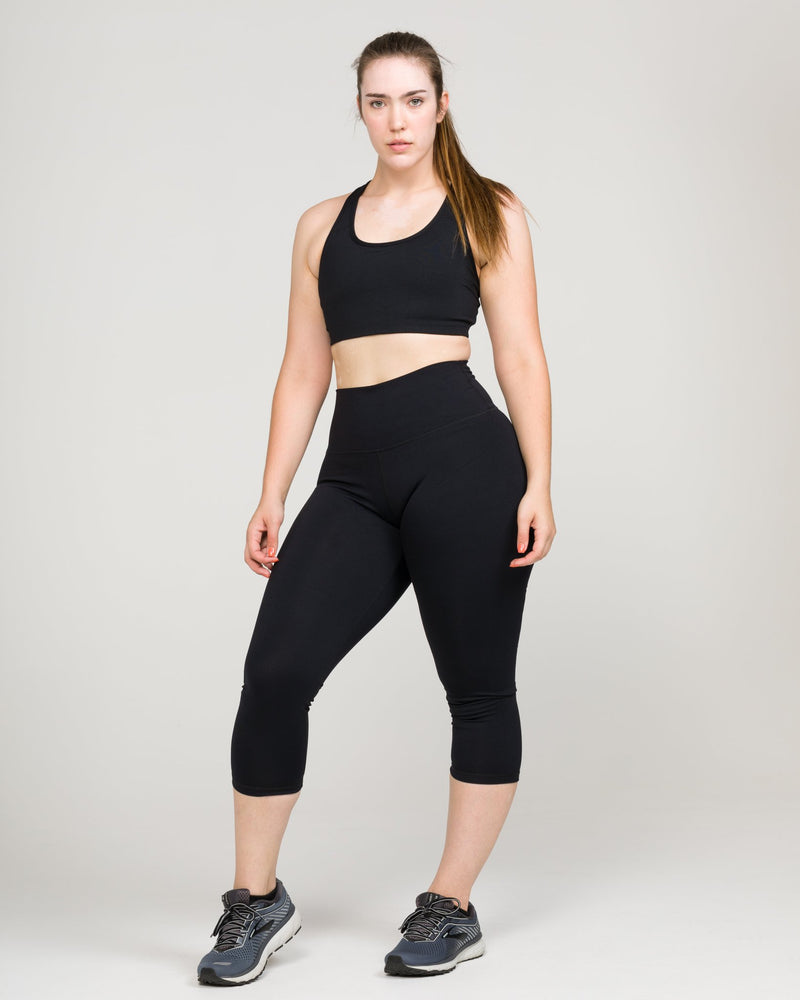 IAB Flex High Waisted CAPRI Jet Black