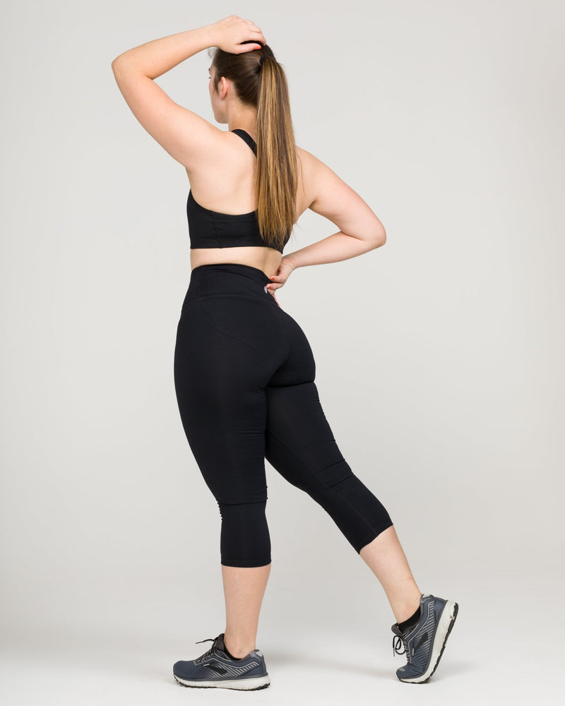 IAB Flex High Waisted CAPRI Jet Black