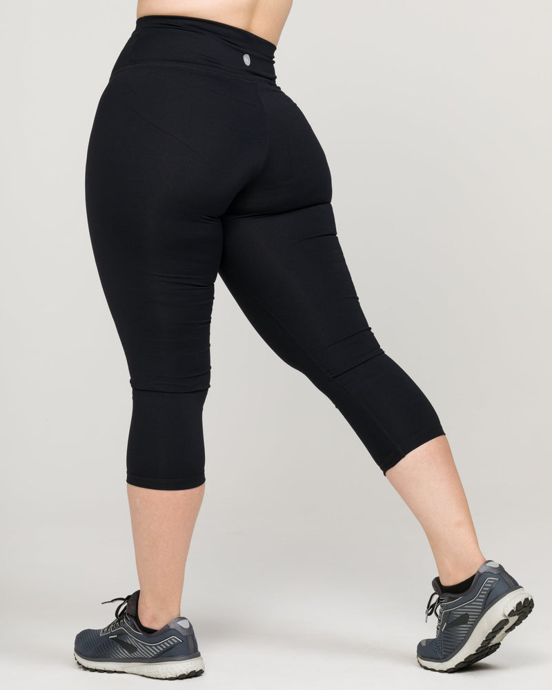 IAB Flex High Waisted CAPRI Jet Black