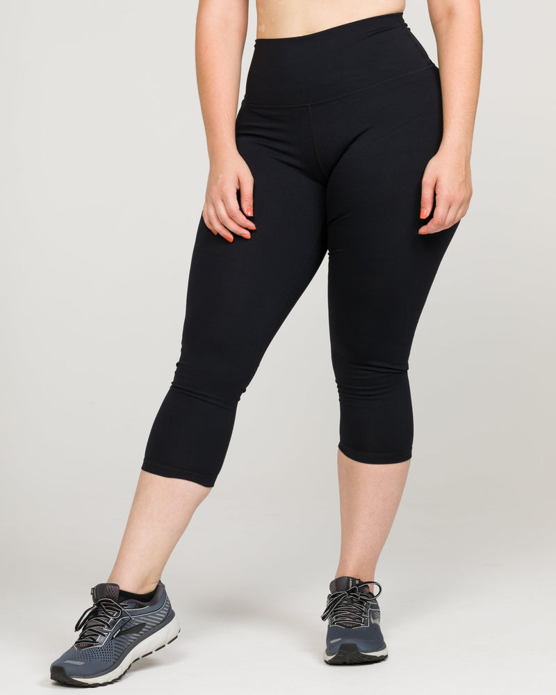 IAB Flex High Waisted CAPRI Jet Black