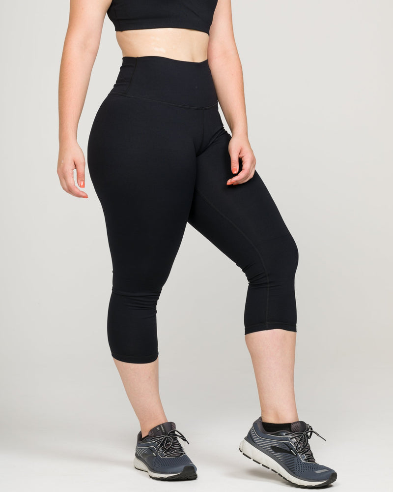 IAB Flex High Waisted CAPRI Jet Black