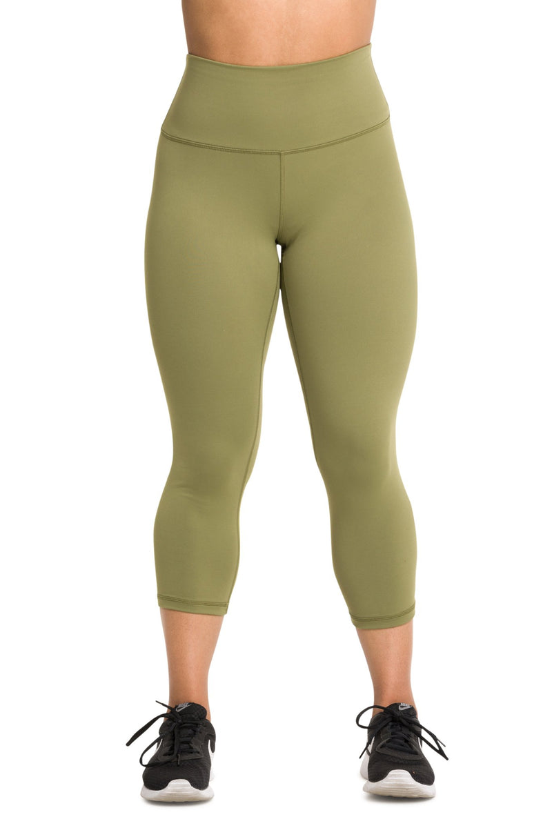 IAB Flex High Waisted CAPRI Army