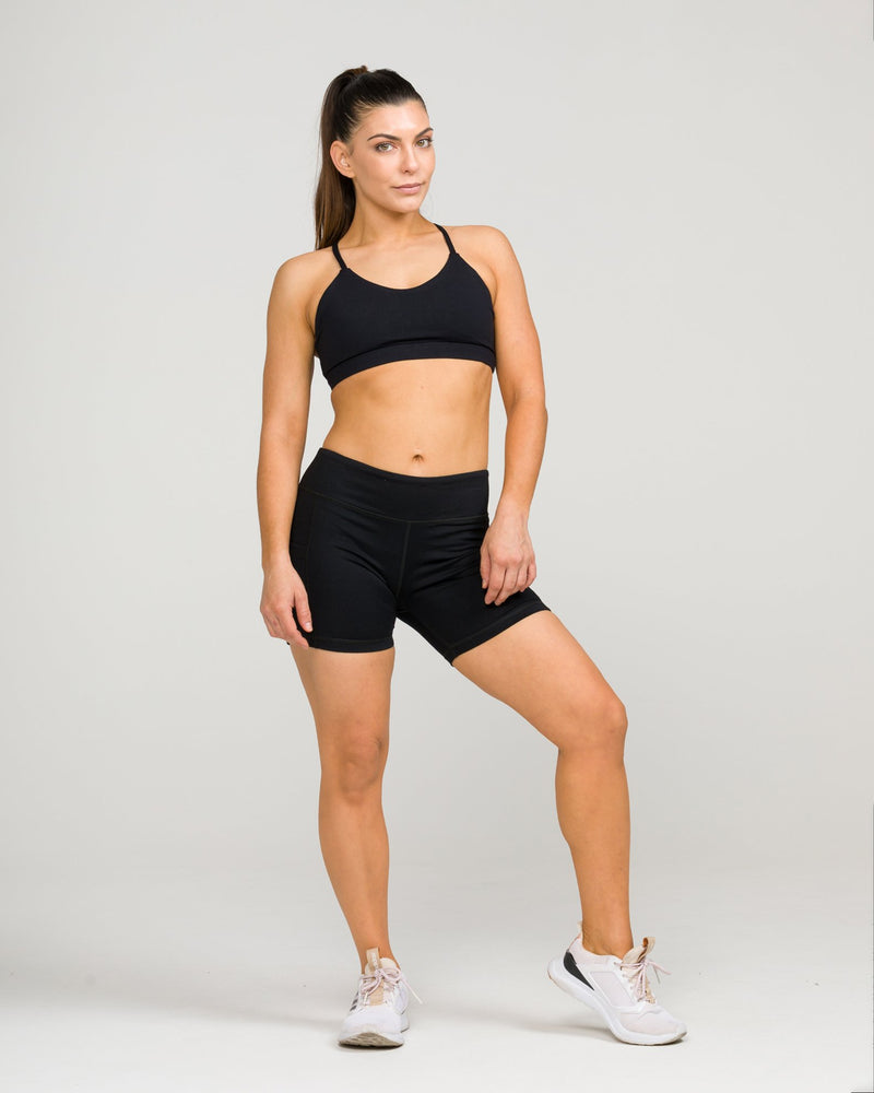 Namaste Sports Bra Jet Black