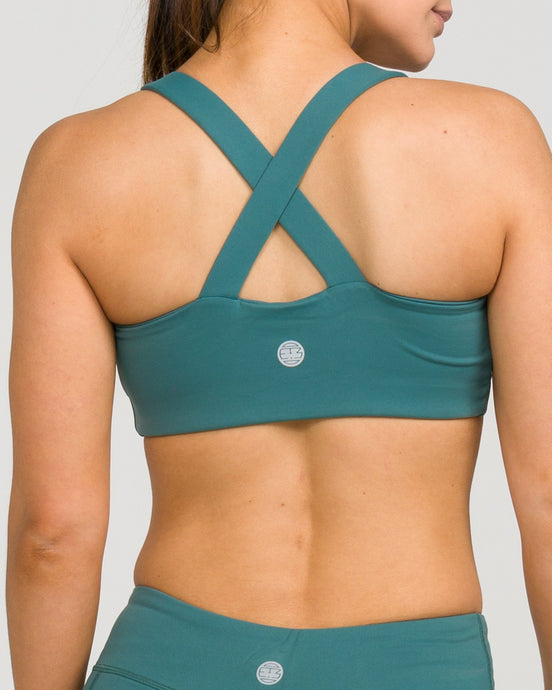 London Sports Bra Mallard Green