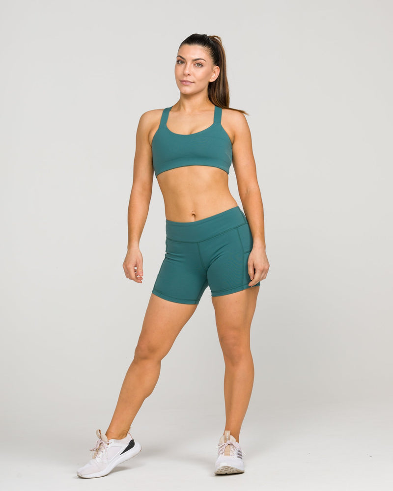 London Sports Bra Mallard Green