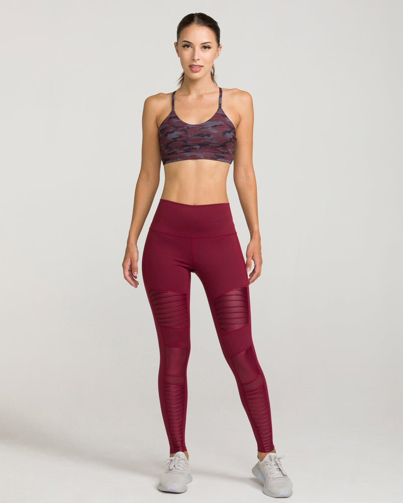 Namaste Sports Bra Camo Maroon