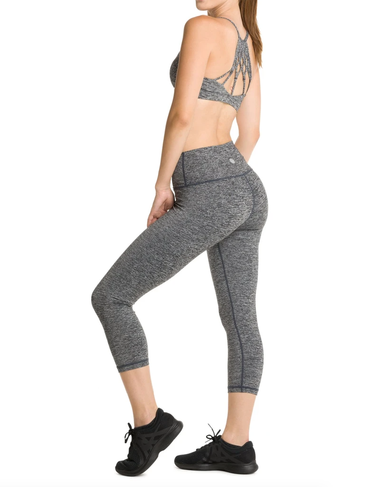 IAB Flex High Waisted CAPRI Heather Charcoal