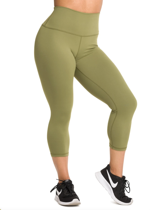 IAB Flex High Waisted CAPRI Army