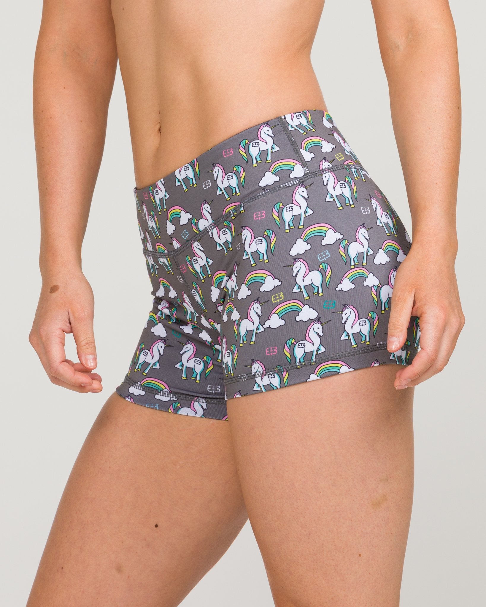 Unicorn workout shorts cheap