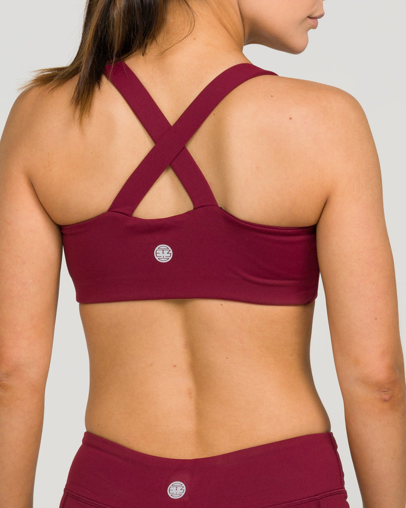 London Sports Bra Windsor Wine