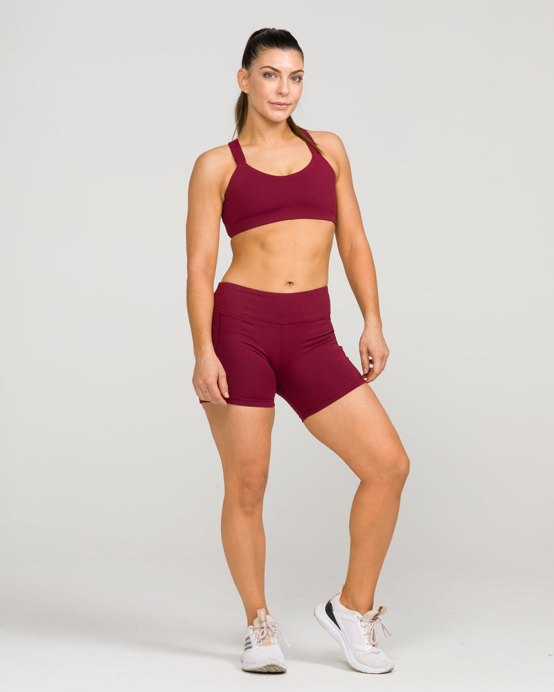 London Sports Bra Windsor Wine