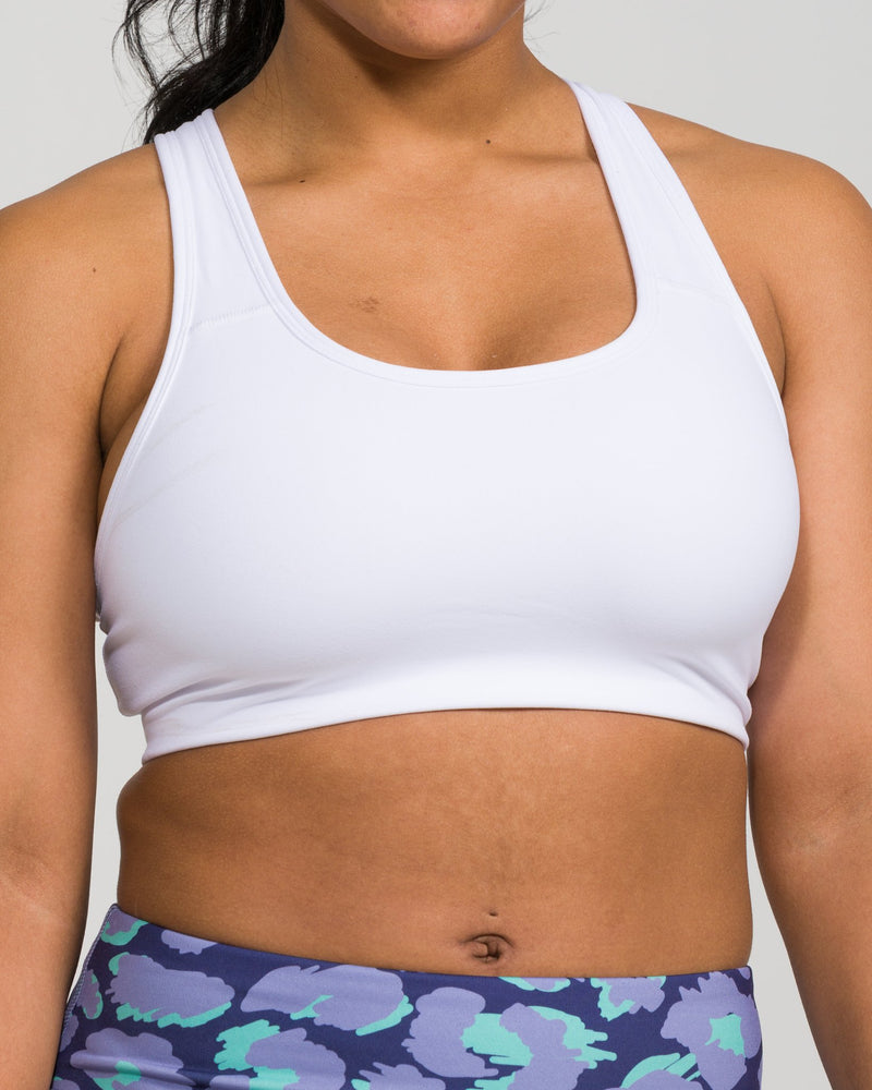 IAB Flex Sports Bra Optic White